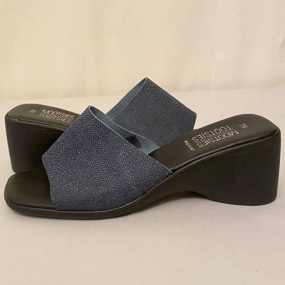 MOOTSIES TOOTSIES Denim-Look Slip On Sandals - Picture 7 of 9